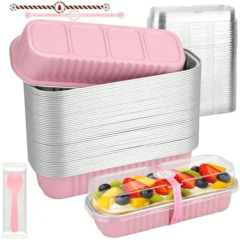 Pink mini loaf pans